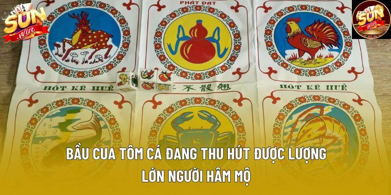 Bầu cua tôm cá đang thu hút được lượng lớn người hâm mộ Bầu cua tôm cá đang thu hút được lượng lớn người hâm mộ
