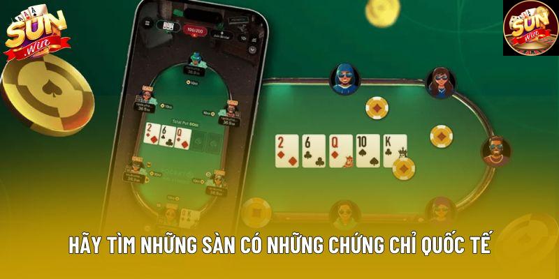 Hãy tìm những sàn có những chứng chỉ quốc tế Hãy tìm những sàn có những chứng chỉ quốc tế