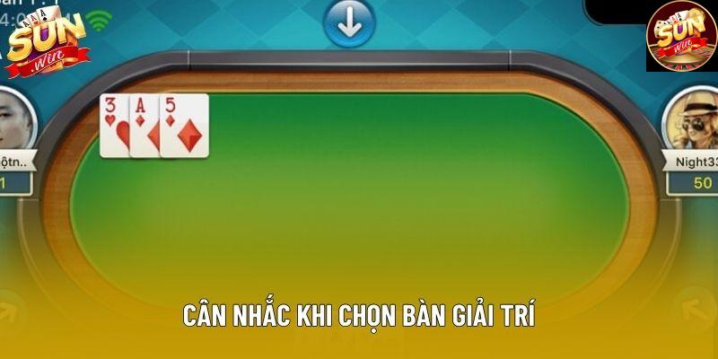 Cân nhắc khi chọn bàn giải trí Cân nhắc khi chọn bàn giải trí