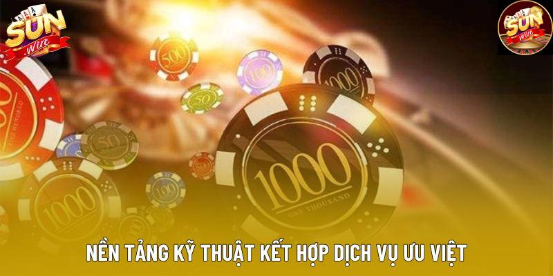 Nền tảng kỹ thuật kết hợp dịch vụ ưu việt Nền tảng kỹ thuật kết hợp dịch vụ ưu việt