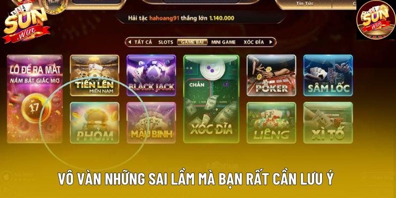 Vô vàn những sai lầm mà bạn rất cần lưu ý Vô vàn những sai lầm mà bạn rất cần lưu ý