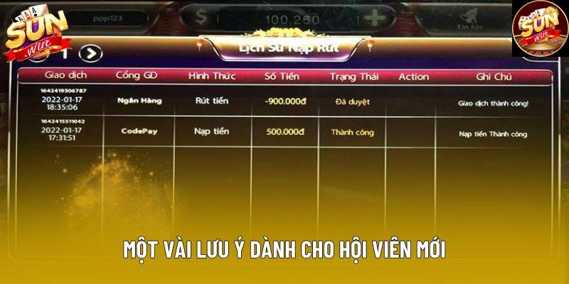 Một vài lưu ý dành cho hội viên mới Một vài lưu ý dành cho hội viên mới