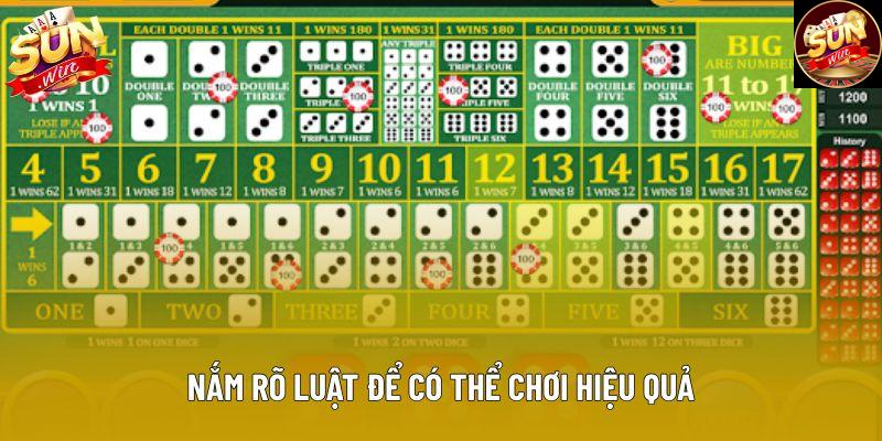 Nắm rõ luật để có thể chơi hiệu quả