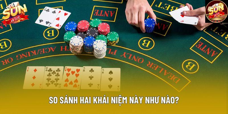 So sánh hai khái niệm này như nào? So sánh hai khái niệm này như nào?