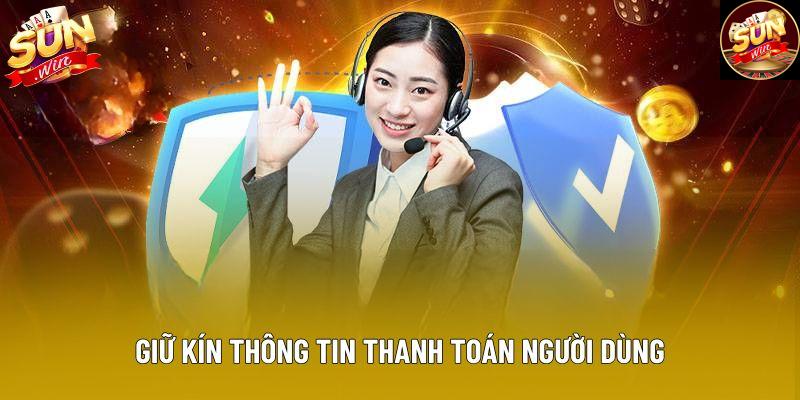 Giữ kín thông tin thanh toán người dùng Giữ kín thông tin thanh toán người dùng