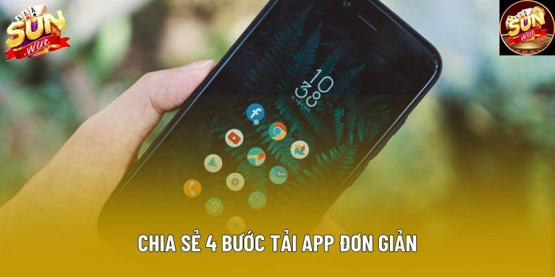 Chia sẻ 4 bước tải app đơn giản