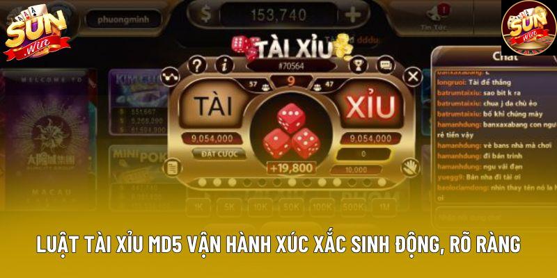 Luật tài xỉu md5 vận hành xúc xắc sinh động, rõ ràng Luật tài xỉu md5 vận hành xúc xắc sinh động, rõ ràng