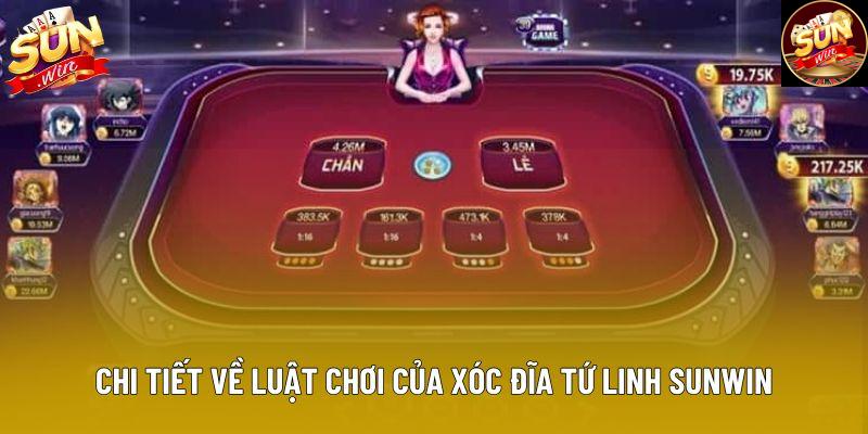Chi tiết về luật chơi của Xóc Đĩa Tứ Linh Sunwin