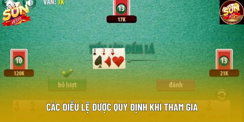 Các điều lệ được quy định khi tham gia