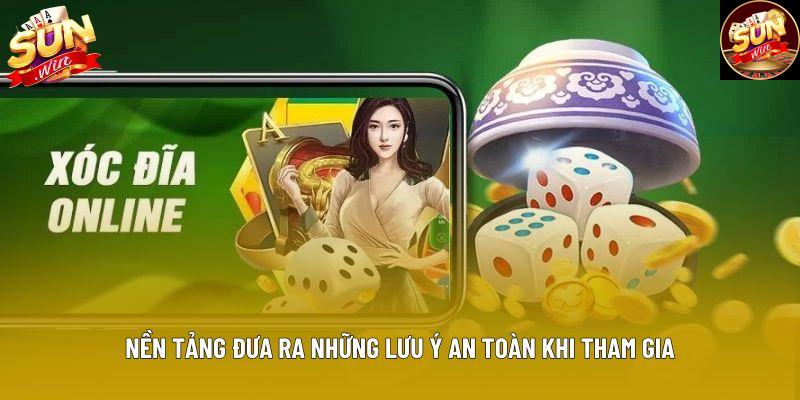 Nền tảng đưa ra những lưu ý an toàn khi tham gia Nền tảng đưa ra những lưu ý an toàn khi tham gia